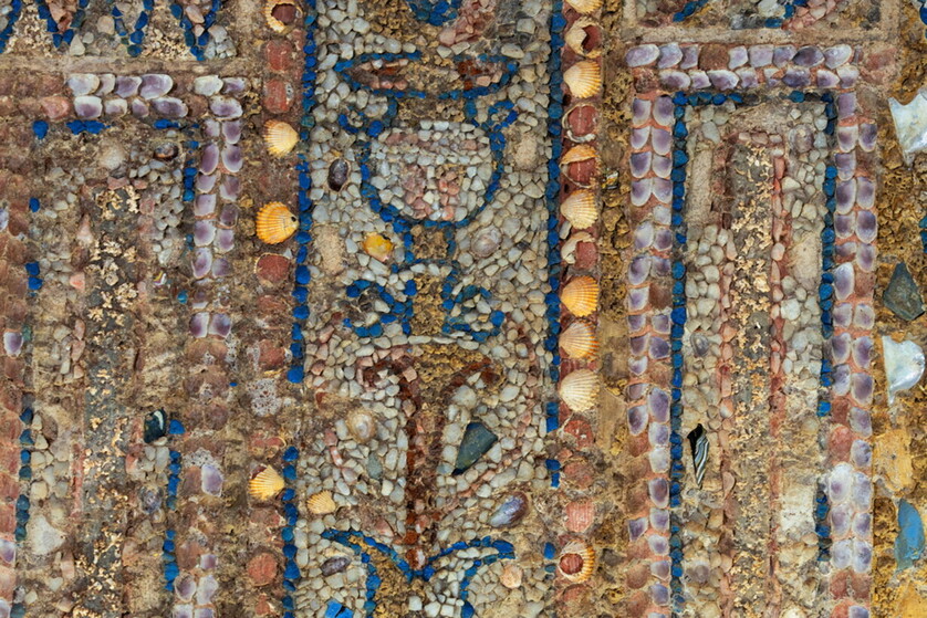Scoperta domus romana già trovata nel 2018. Uno dei mosaici.