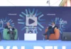 Cdr Repubblica manifestazione per Gaza. Entico Mentana e Mario Orfeo.