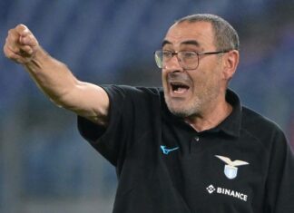 Lazio presentazione vietata alla stampa. Maurizio Sarri.