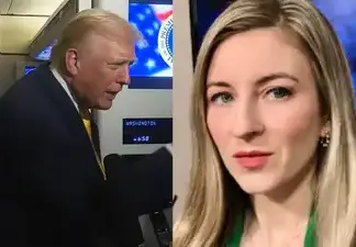 Domanda sul caso Epstein, Trump dice “stai zitta, maialina” a una giornalista Trump dice "maialina" a giornalista. Donald Trump e Catherine Lucey.